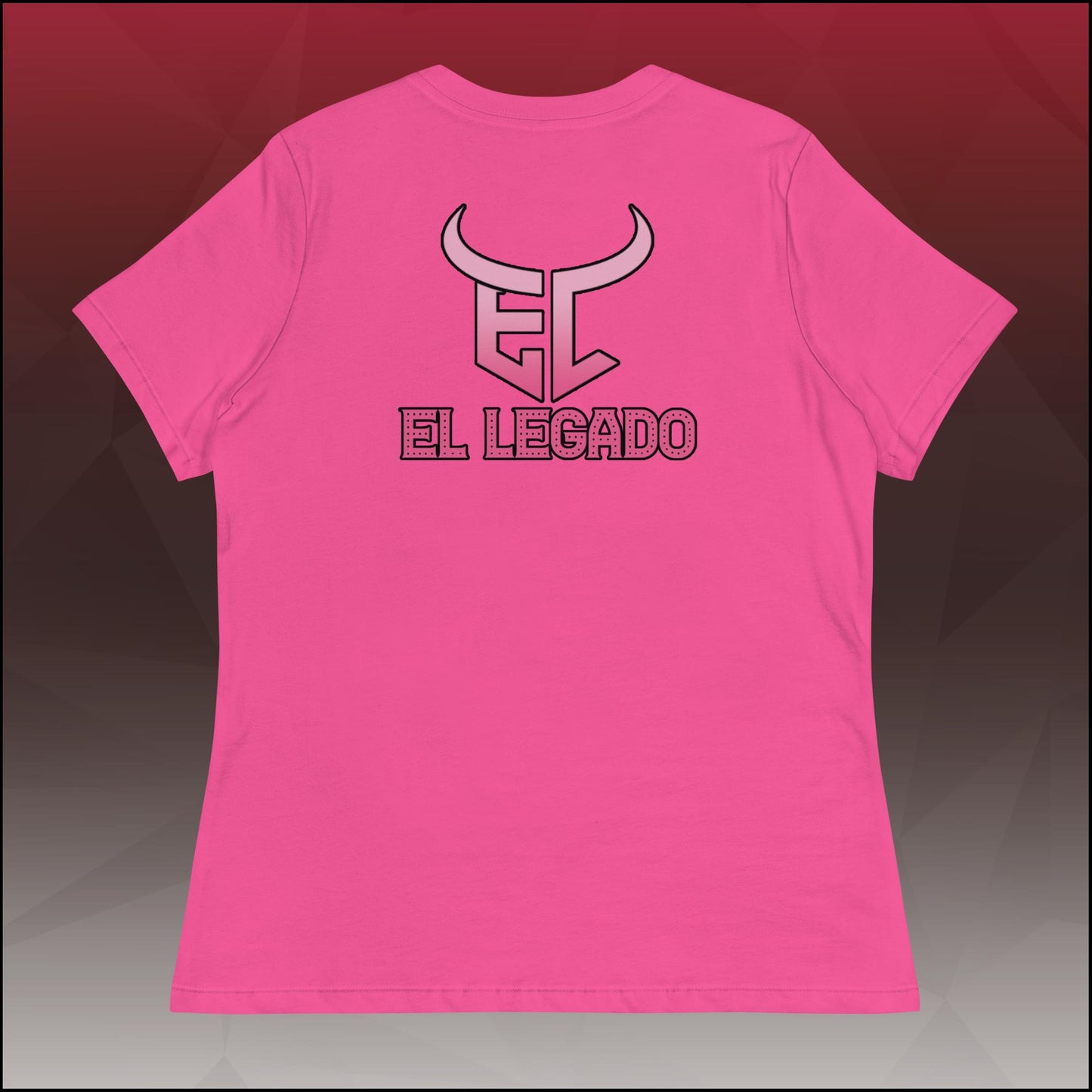 El Legado Pink Gradient Women's Relaxed T-Shirt