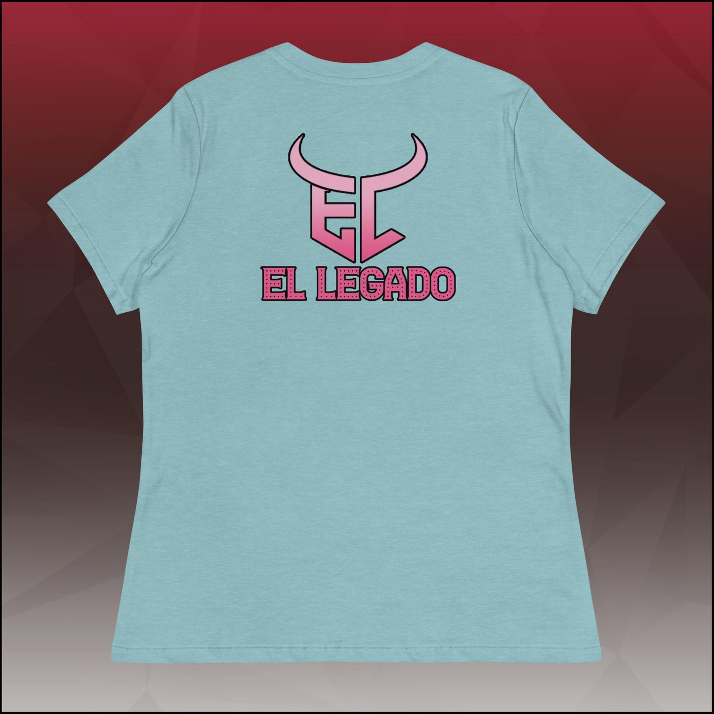 El Legado Pink Gradient Women's Relaxed T-Shirt
